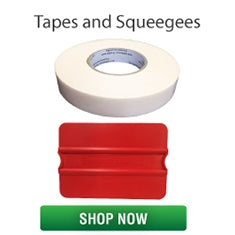 Tapes Squeegees Glue Utility Knife