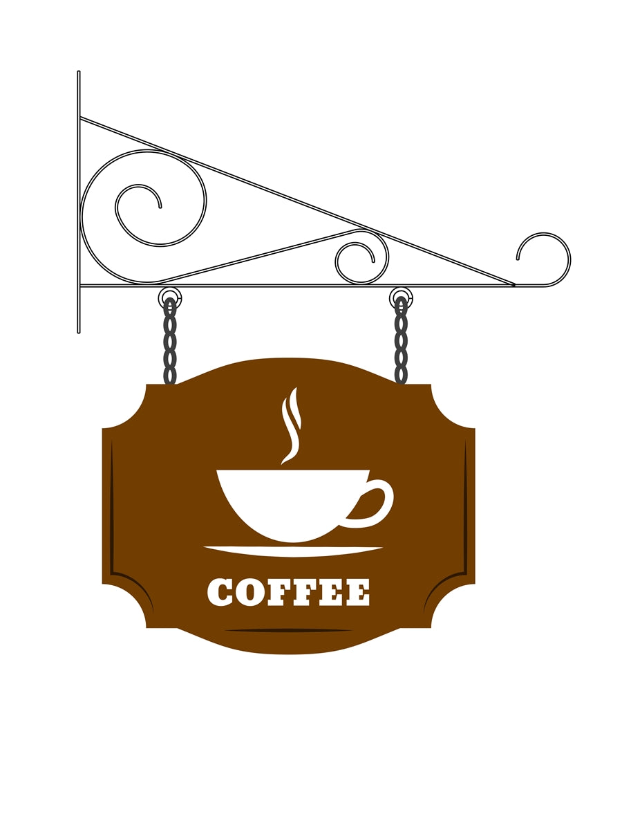 Replacement Double Sided Print for Scroll Bracket - 24"| Custom Shape 3