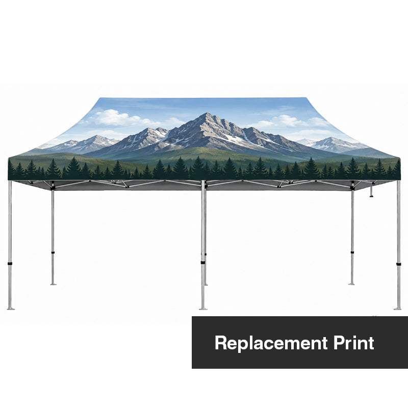 20 ft x 10 ft Canopy Tent - Replacement Print