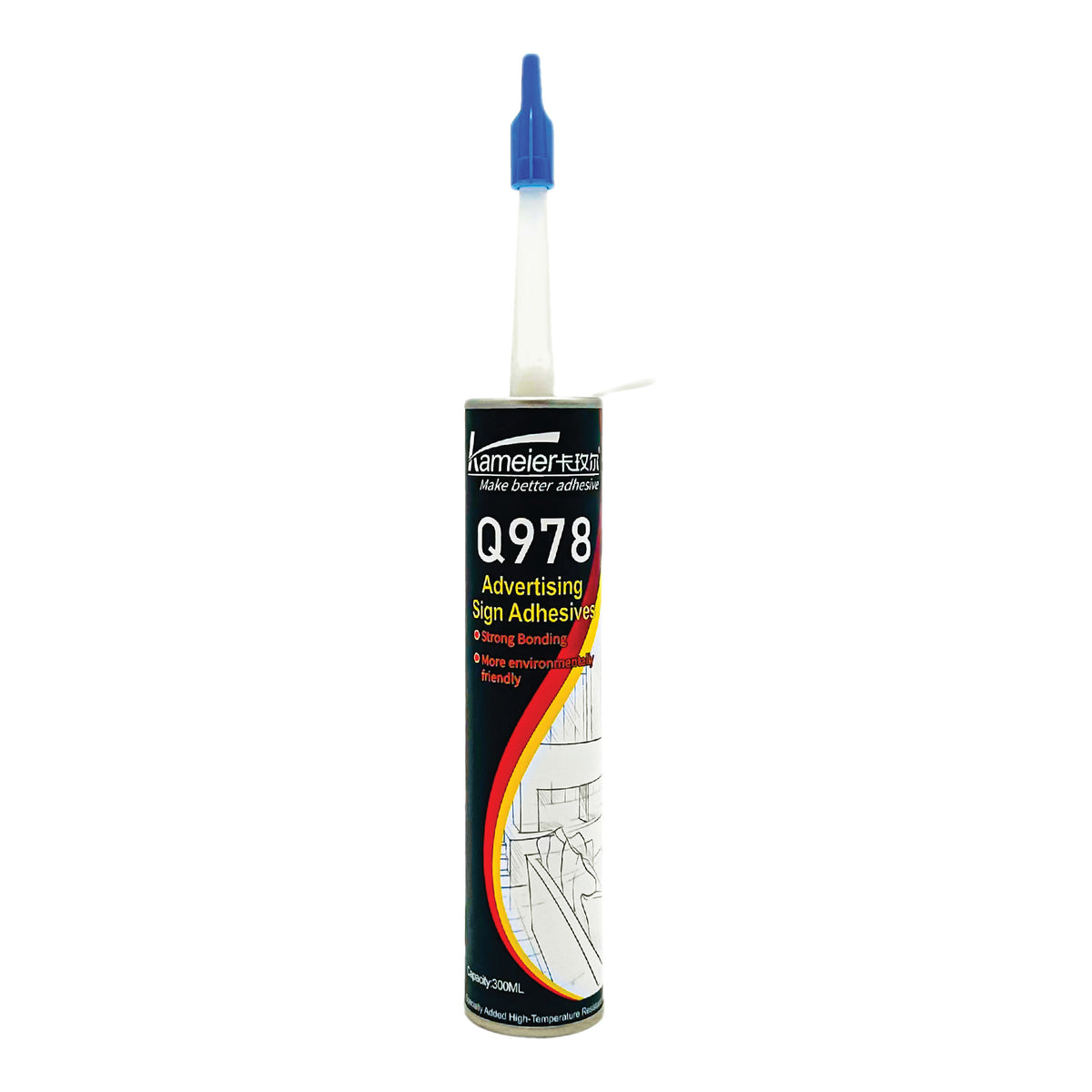 Heavy Duty Signage Contact Adhesive Sealant Q978 - High-Tack, Solvent-, image size:1200x1200