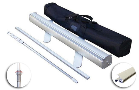 Retractable Roll Up Banner Stand 33" - Stand Only