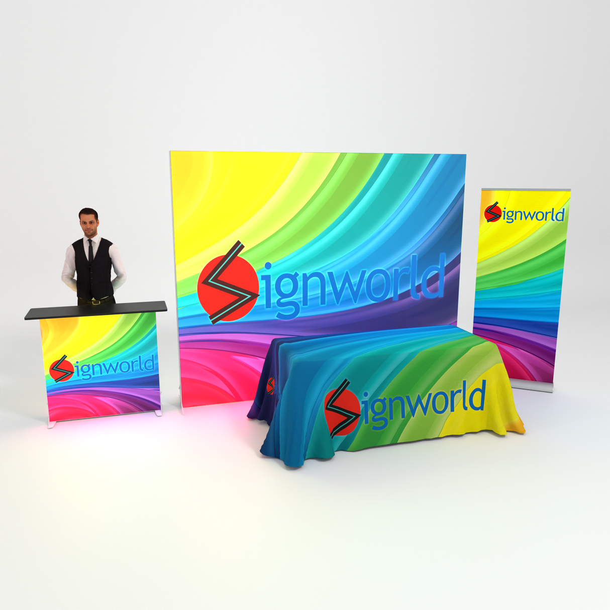 Trade Show Backlit Display Set - B