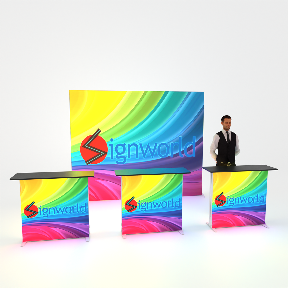 Trade Show Backlit Display Set - E