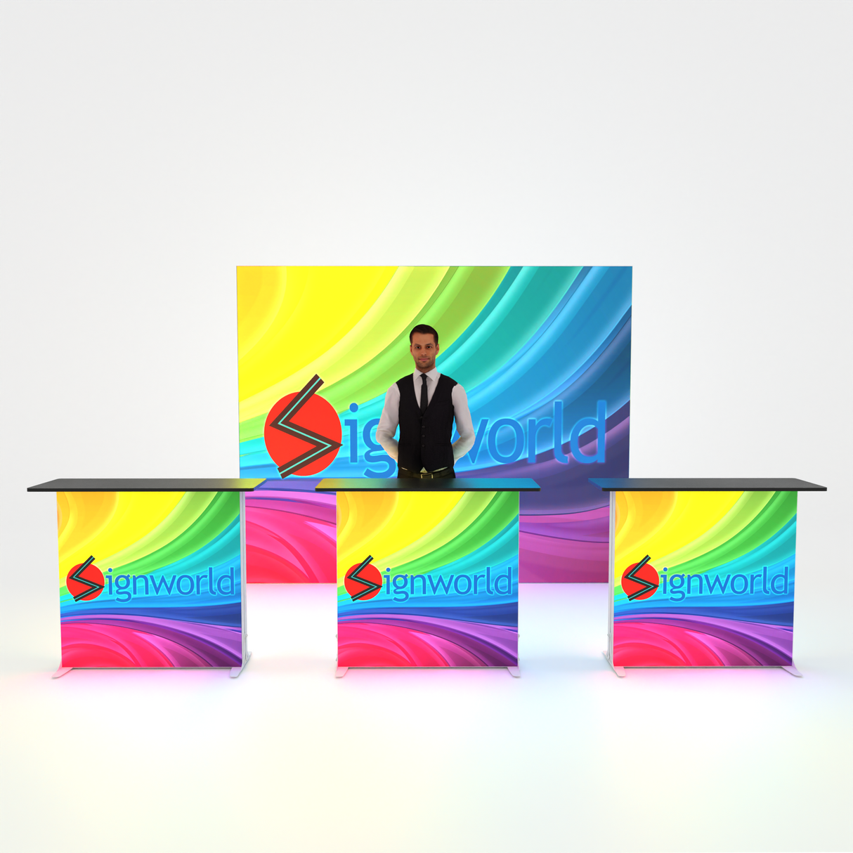 Trade Show Backlit Display Set - E