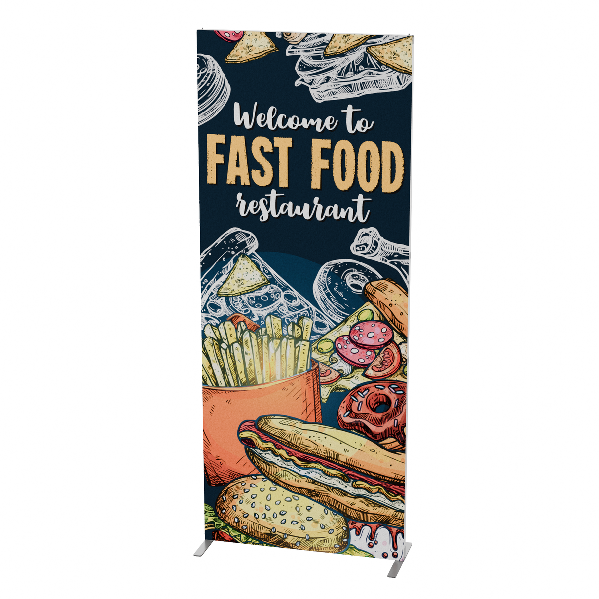 3 ft Ultrathin Display with Double Sided Print