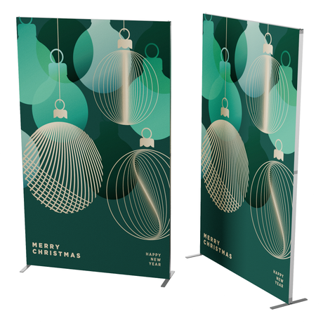 5 ft Ultrathin Display with Double Sided Print