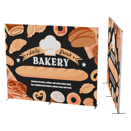 10 ft Ultrathin Display with Double Sided Print