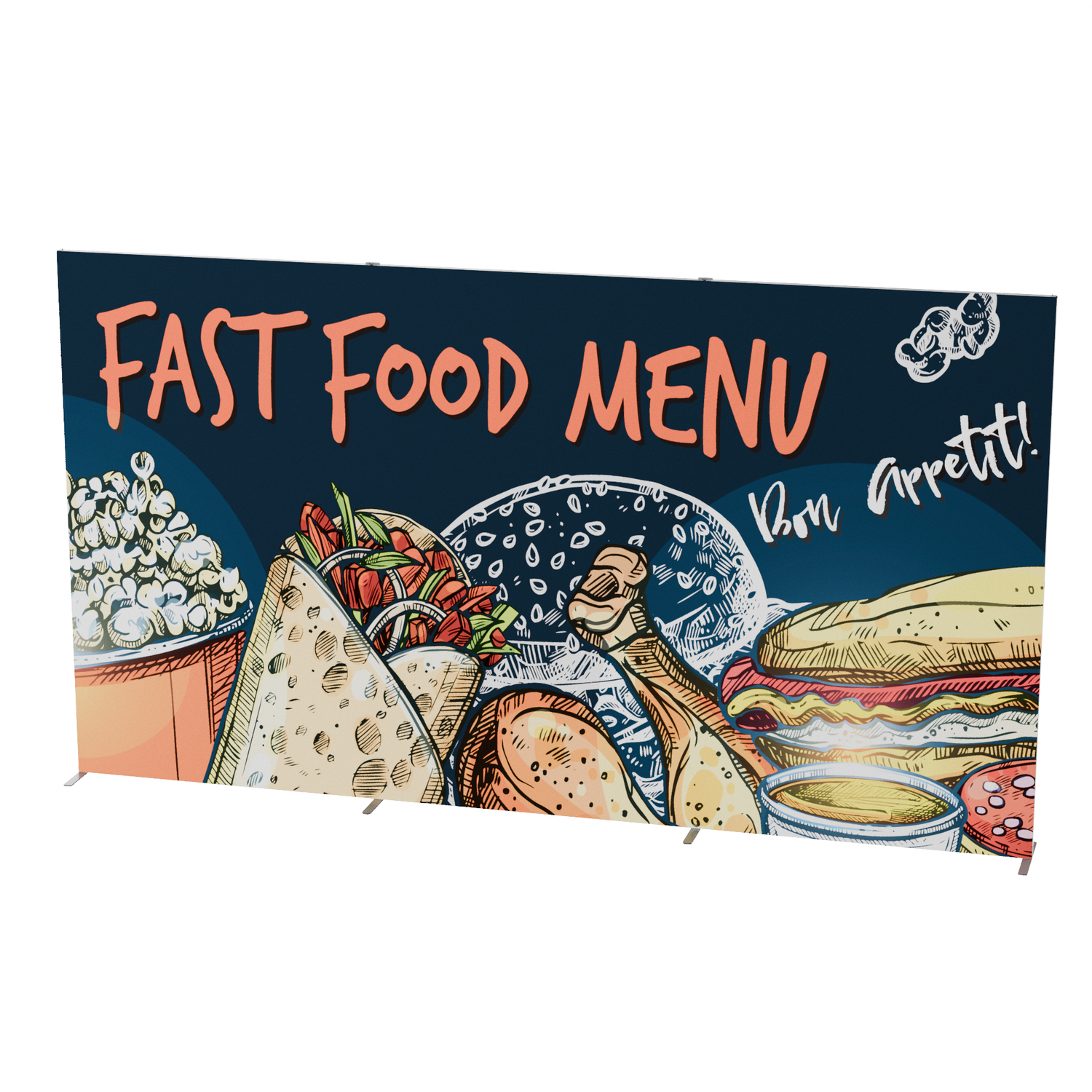 15 ft Ultrathin Display with Print