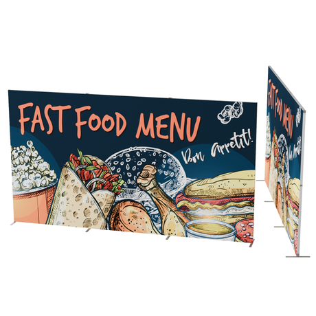 15 ft Ultrathin Display with Double Sided Print