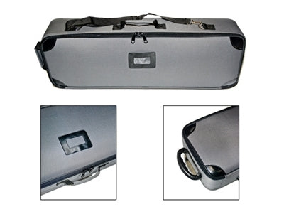 6 ft Table Top Curve Tube Display with Double Sided Fabric Print