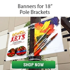 Banners for 18" Pole Brackets