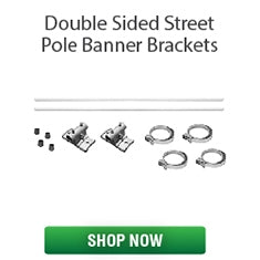 Double Sided Street Pole Banner Brackets