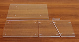 Clear Acrylic Tabletop Podium/ Lectern (23-1/2"W x 10-1/2"H x 14-1/4"D)