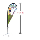 Replacement 33" x 91" Medium Tear Drop Flag