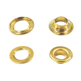 #2 Grommets - 3/8" - Gold Color - for Automatic Grommet Machine (5000 pieces)