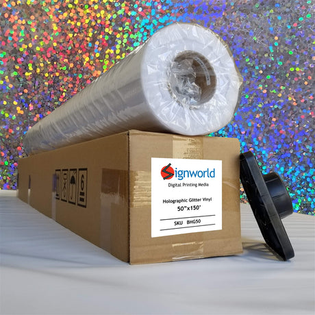 Holographic Glitter Adhesive Vinyl 50"x150'