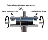 Cable Display Systems: Universal Double-Sided Clamp - 6 pcs