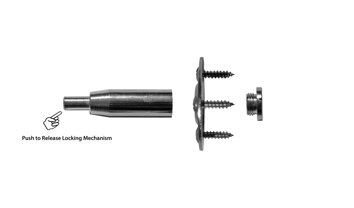 Cable Display Systems: Plated Cable Fixing - 6 pcs