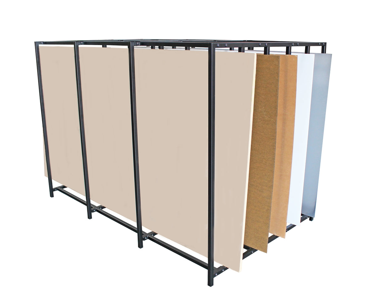 5-Bay Vertical Sheet Rack/ Substrate Storage Rack (78"L x 47.5"W x 54"H)