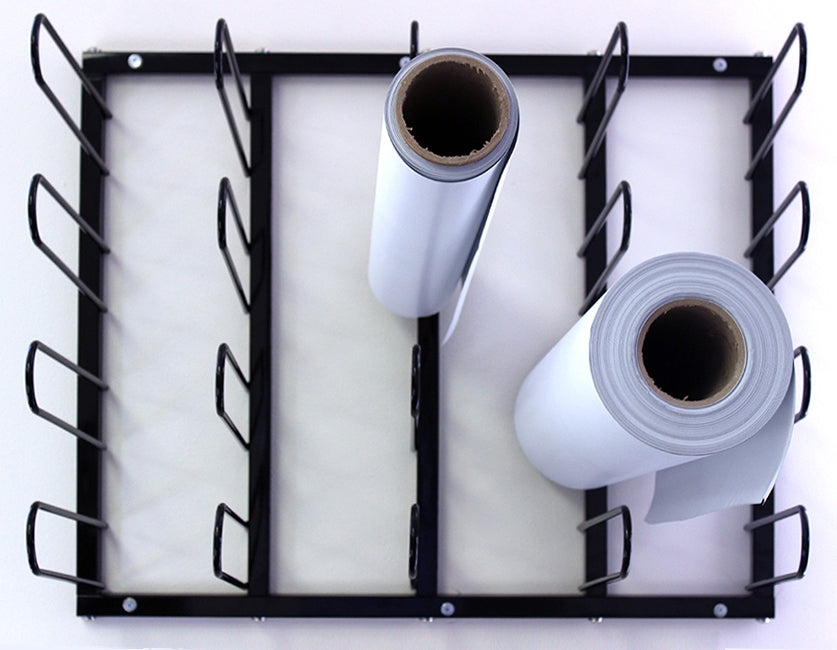 Vinyl Skin Rack Vinyl Roll Wall Mount Storage Rack, Heavy Duty -20 Rolls – Signworld ...