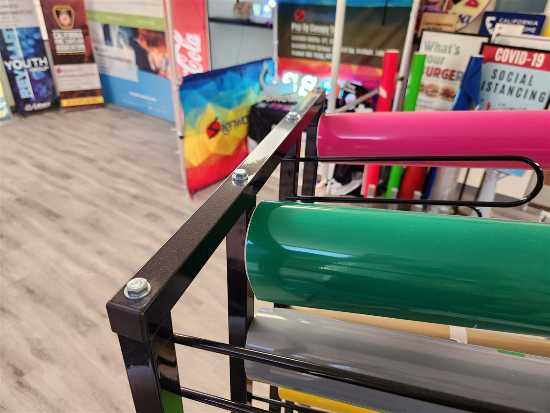 Vinyl Roll Floor Storage Rack – Signworld America