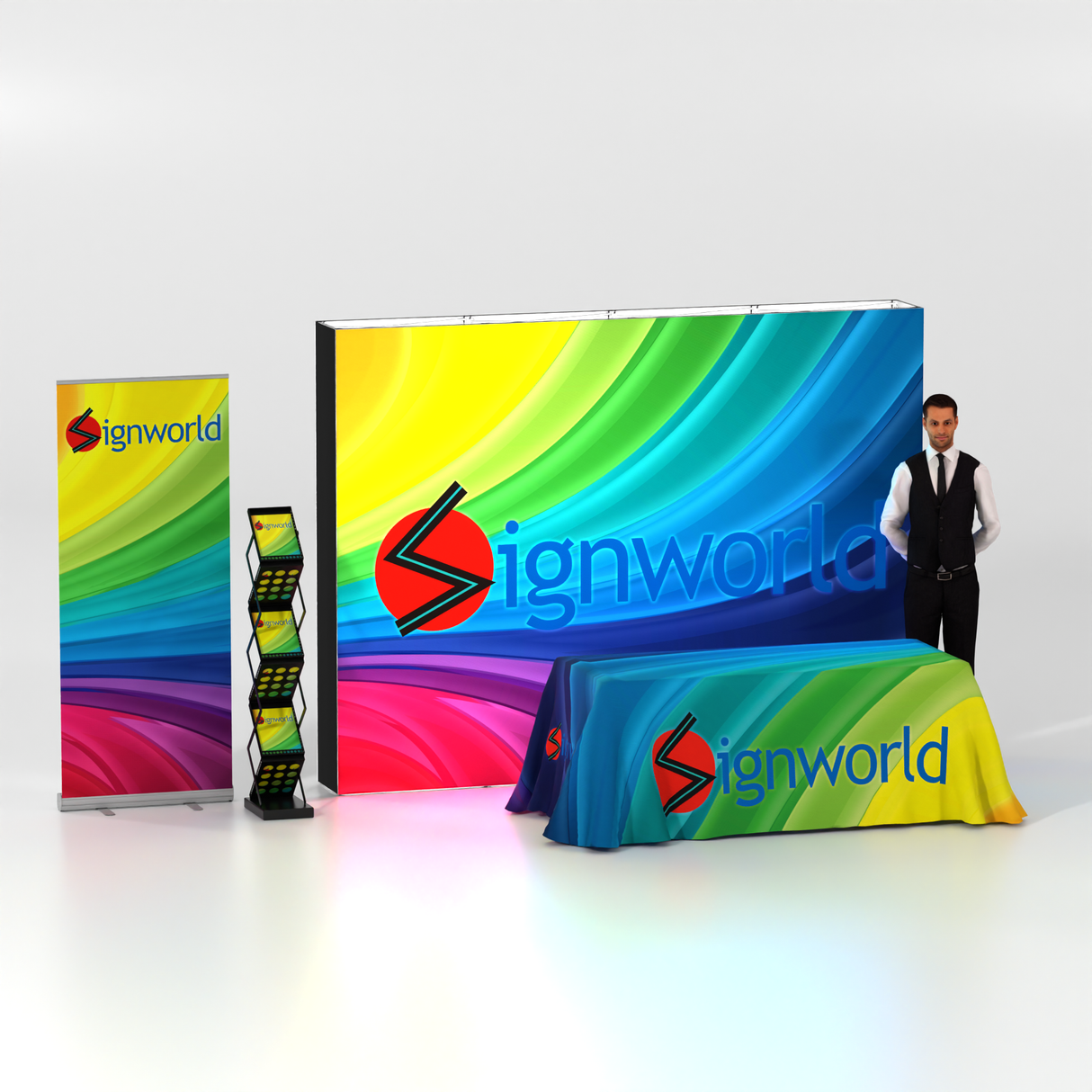 Trade Show Backlit Display Set - C