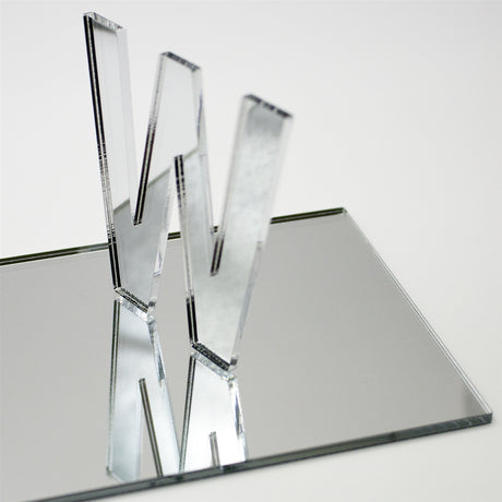 Cast Acrylic Silver Mirror 4' x 8' x 3.0 mm (1/8")