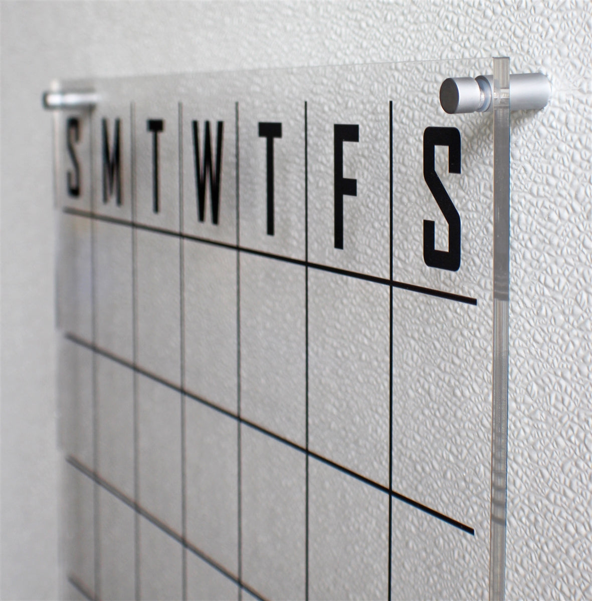 Acrylic Monthly Wall Calendar with Mounting Hardware (24"H x 18"W)