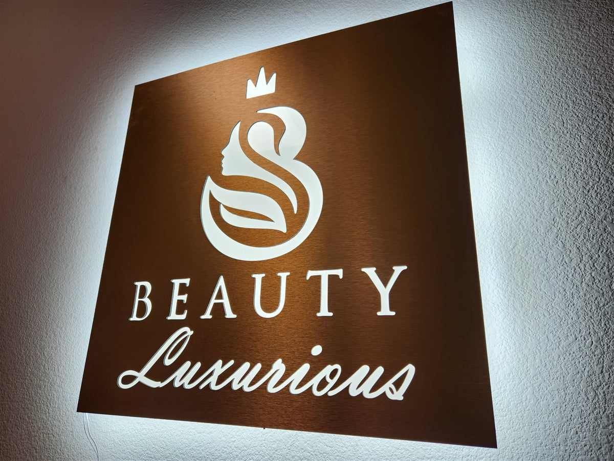 Aluminum LED Sign - Backlit and Frontlit - Rectangular – Signworld America