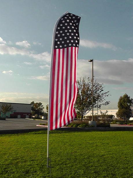 16 Ft Advertising Feather Flag - Hardware Only