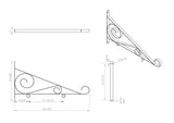 Scroll Bracket - 24"