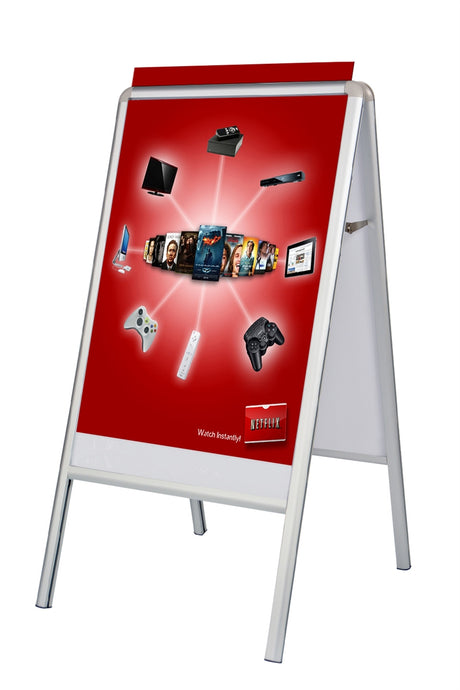 A-Frame Double-Sided Sidewalk Poster Sign - Poster Sign Only