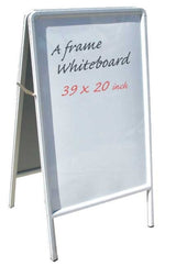 A Frame Wood White Marker Board