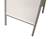 A-Frame Aluminum Sidewalk White Marker Board