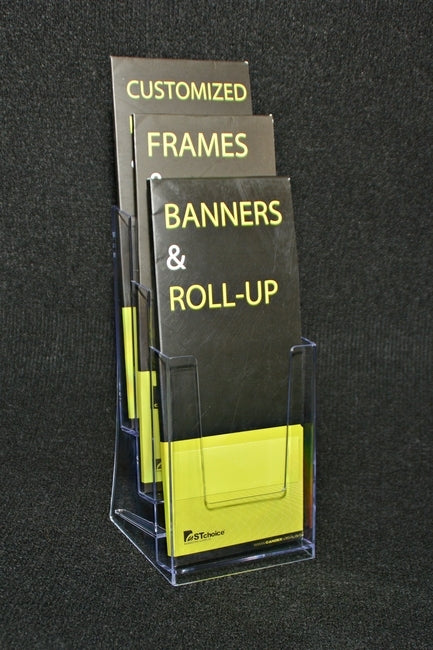 Tri-Fold Brochure Holder - 3 Pockets