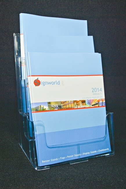 Letter Size Brochure Holder - 3 Pockets