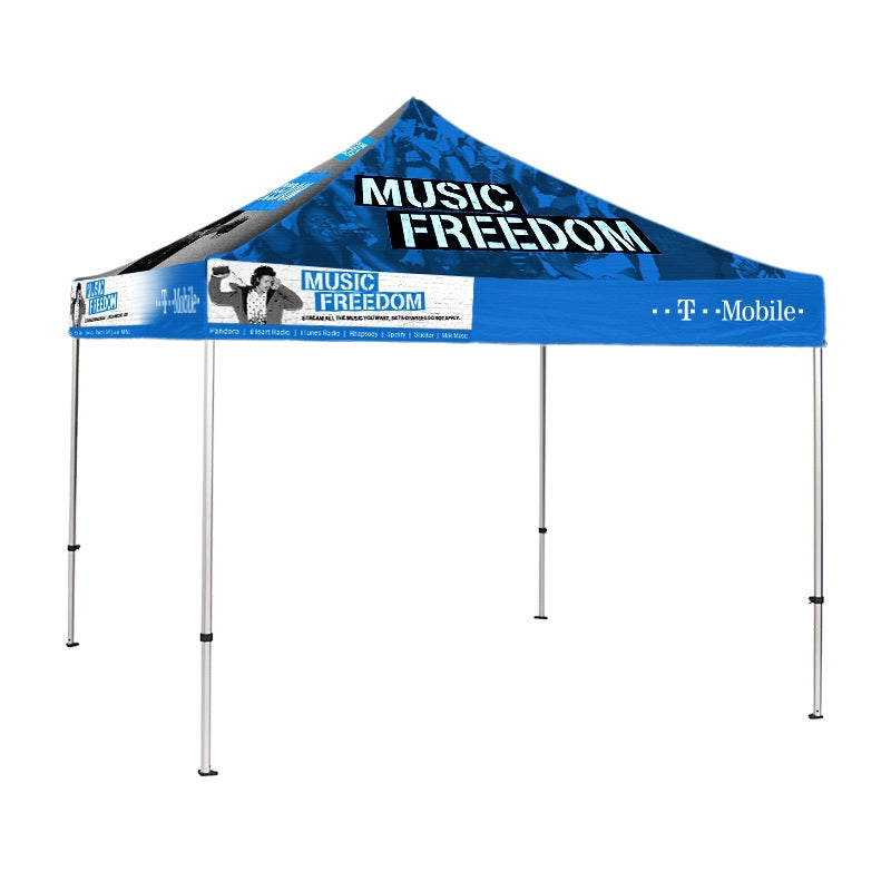 10X10 Pop Up Event Canopy Tent With Custom Print Signworld America