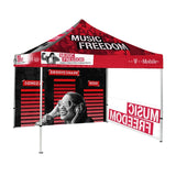 10 ft Pop Up Canopy Tent Back Wall & 1x Sidewalls With Print