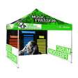 10 ft Pop Up Canopy Tent Back Wall & 2x Sidewalls With Print