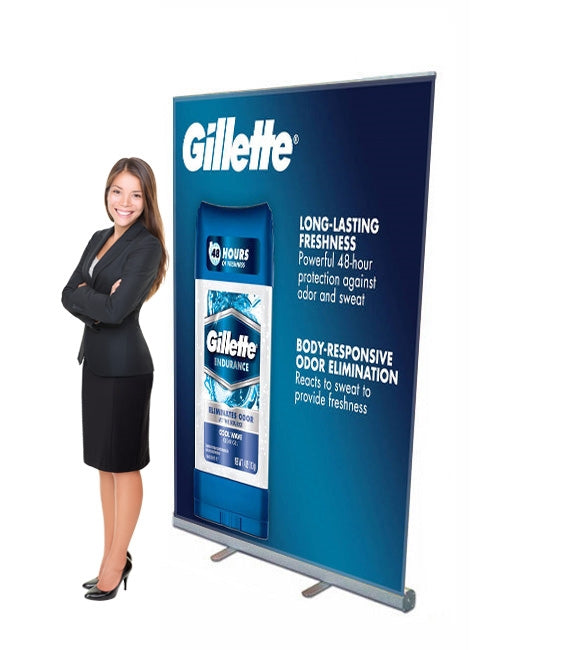 Retractable Roll Up Banner Stand 45" Stand Only