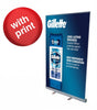 Retractable Roll Up Banner Stand 45" with Vinyl Print