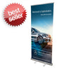 Retractable Roll Up Banner Stand 33" Stand Only