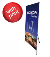 Medium  X Banner Stand 32" x 72" with Vinyl Print