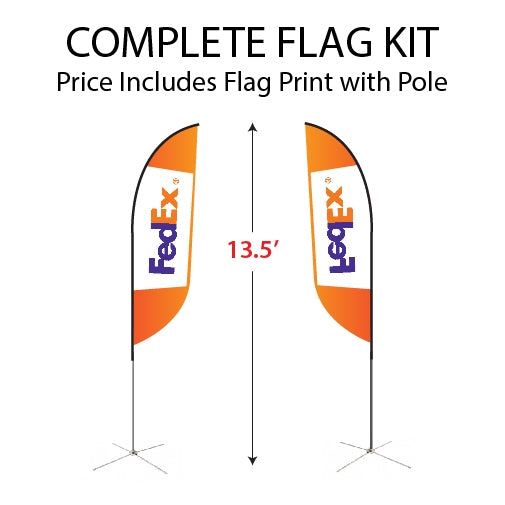 Medium Feather Flag Kit