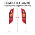 Small Double-Sided Feather Flag Kit