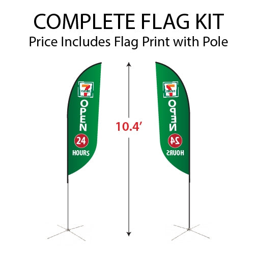 Small Feather Flag Kit