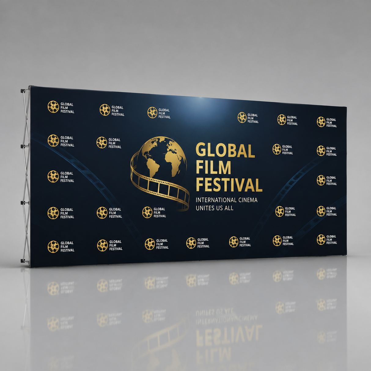 20 ft Fabric Pop Up Display with Fabric Print
