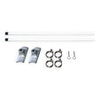 Street Pole Banner Brackets 18" - Hardware Only