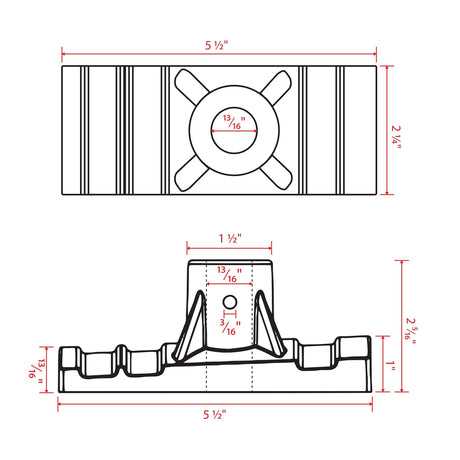 Street Pole Banner Brackets 36" Double Set with (2) 36" x 42" Vinyl Banners