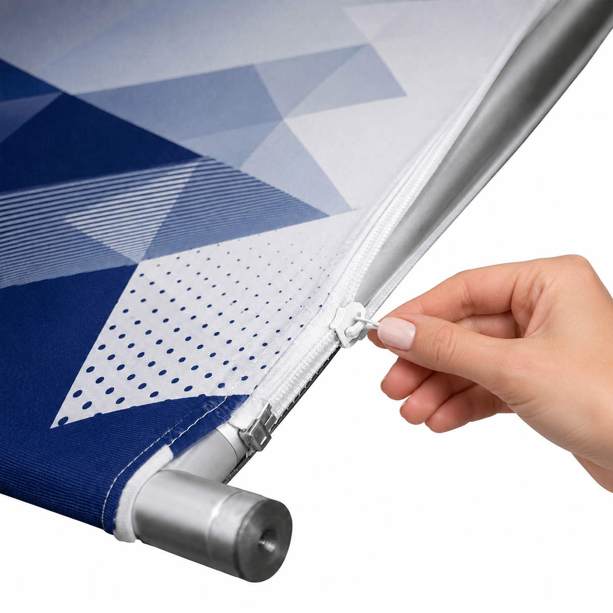 2 ft Straight Tube Display With Fabric Print